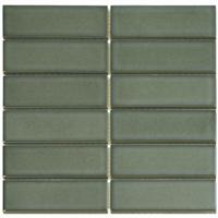 Mozaïek Barcelona 29.1x29.7 cm Geglazuurd Porselein Rechthoek Forest Green The Mosaic Factory - thumbnail