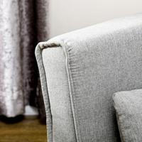 HOMCOM Slaapstoel (Breedte 72 cm, Lichtgrijs) - thumbnail