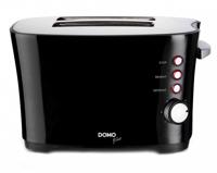 Domo DO941T broodrooster 2 snede(n) 850 W Zwart - thumbnail