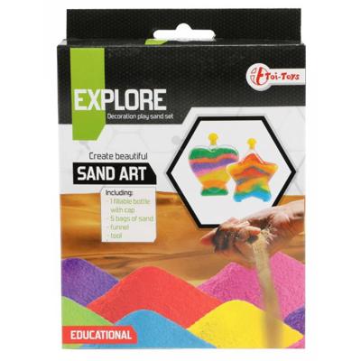 Kidscovery decoratiezand met fles set