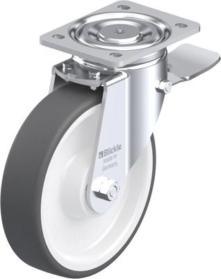 Blickle LH-POTH 200K-ST Zwenkwiel met rem Wieldiameter: 200 mm Draagvermogen (max.): 800 kg 1 stuk(s)