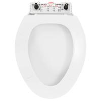 Toiletbril soft-close met quick-release ontwerp wit - thumbnail