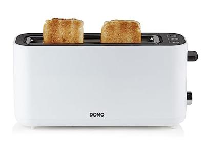 DOMO DO962T Broodrooster Traploze temperatuurregeling, CoolTouch-behuizing Wit
