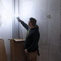 Scangrip Werklamp Retro Lite 1600 Lumen voor binnen en buiten 5 meter snoer wit licht 6500K 22W - thumbnail