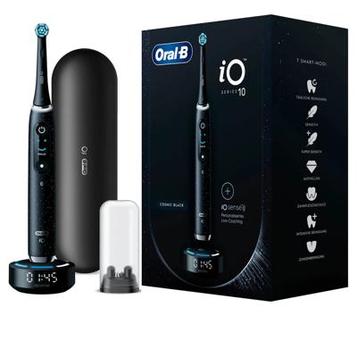 Oral-B iO Series 10 Volwassene Roterende-oscillerende tandenborstel Zwart