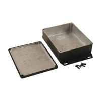 Hammond Electronics 1590WBBSFBK Universele behuizing 120 x 94 x 42 Aluminium Zwart 1 stuk(s) - thumbnail