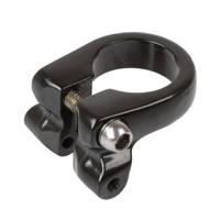 M-WAVE sattelklemmschelle seatpost clamp 28,6mm alu, black - thumbnail