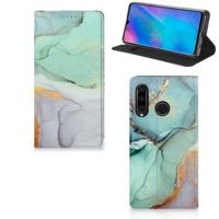 Bookcase voor Huawei P30 Lite New Edition Watercolor Mix - thumbnail
