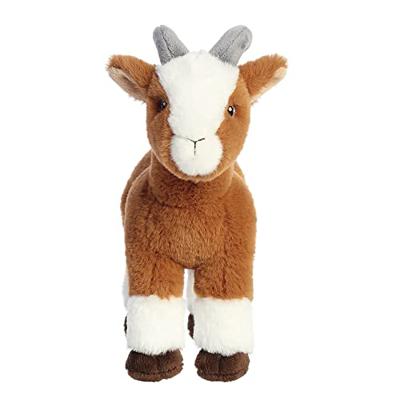 Eco Nation Pluchen knuffel - geit - 24 cm Eco Nation Pluchen knuffel - geit - 24 cm