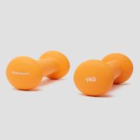 Tunturi Neopreen Dumbell 1kg Orange - thumbnail