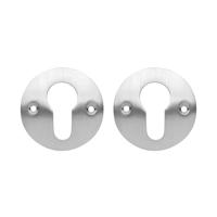 De Oude Deurklink Cilinderrozet - Rond mat nikkel - thumbnail