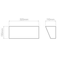 Astro - Parallel Ceramic Keramiek wandlamp - thumbnail