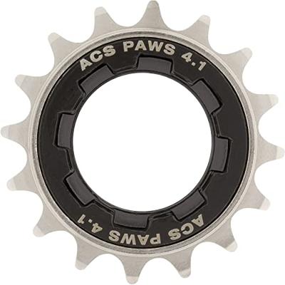 Freewheel BMX 17t 3/32 ACS Paws 4.1 BSA nikkel zwart