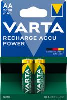Batterij oplaadbaar varta 2x aa 2600mah - thumbnail