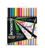 Set Viltstiften Bic Intensity 12 Onderdelen Multicolour - thumbnail
