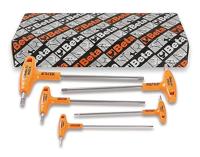 Beta 5-delig set haakse stiftsleutels met kracht handgreep. Vervaardigd uit roestvaststaal 96TINOX/S5 - 000961952 - thumbnail