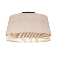 Eglo PlafondlampTabley Ø 38cm - linnen met rotan - 43974 - thumbnail
