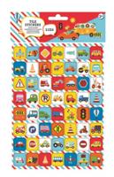 W&o Stickervel 20,5 X 15 Cm Papier 112-delig Rood - thumbnail