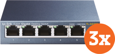 TP-Link TL-SG105 3-Pack TP-Link TL-SG105 3-Pack