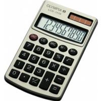 Olympia LCD 1110 Zakrekenmachine Zilver Aantal displayposities: 10 werkt op zonne-energie, werkt op batterijen (b x h x d) 70 x 10 x 117 mm - thumbnail