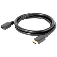 club3D CAC-1322 HDMI-kabel HDMI Aansluitkabel HDMI-A-stekker, HDMI-A-bus 1.00 m Zwart - thumbnail