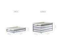 Mepal koelkastdoos Omnia vleeswaren 3x 500 ml - nordic white - thumbnail