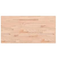 Wastafelblad 100x50x4 cm massief beukenhout - thumbnail