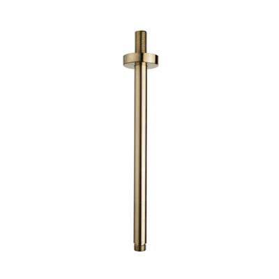 Luxe Douche-Arm Wiesbaden Rond Plafondbevestiging 30 cm Geborsteld Messing Goud Luxe Douche-Arm Wiesbaden Rond Plafondbevestiging 30 cm Geborsteld Messing Goud