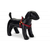 Hondentuig nylon Uni 26-40cm rood - thumbnail