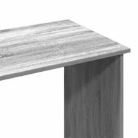 Bureau 102x50x75 cm bewerkt hout grijs sonoma eikenkleurig - thumbnail