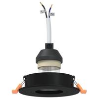 VidaXL Spotje 24 pcs zwart 9 x 9 x 2 cm aluminium - thumbnail