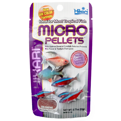 Visvoer Micro pellets 22 gram Hikari - Hikari