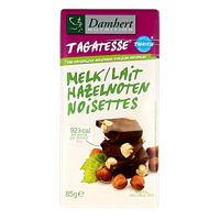 Damhert Minder Suikers Chocoladetablet Hazelnoten - thumbnail