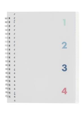 HEMA Collegeblok 4-in-1 A4 - Seyes Grote Ruit HEMA Collegeblok 4-in-1 A4 - Seyes Grote Ruit