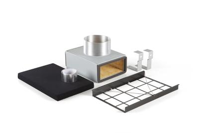 Novy 7600400 recirculatiekit voor geselecteerde 90 cm en 120 cm novy wand afzuigkappen