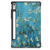 Lunso - Lenovo Tab P11 Pro Gen 2 (2e generatie) - Tri-Fold Bookcase hoes - Van Gogh Amandelbloesem - thumbnail