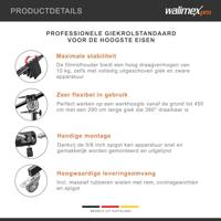 Walimex Pro Galgen-rolstatief met contragewicht, zwart - thumbnail