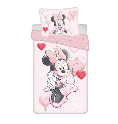 Minnie Mouse Dekbedovertrek Balloon - 140 x 200 cm - Katoen roze