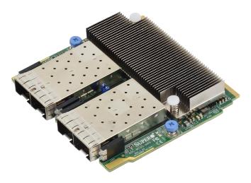 SUPERMICRO 4-poorts 25GBE 4X SFP28 SIOM AOC-M25G-M4SM