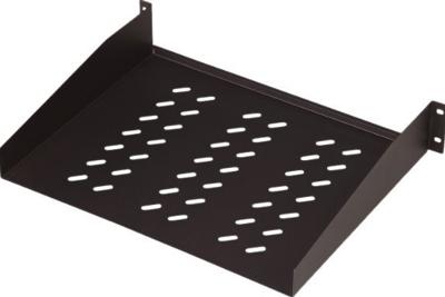 Digitus DN-19 TRAY-2-55-SW 19 inch 2 HE Vast inbouw Geschikt voor kastdiepte: vanaf 800 mm Zwart