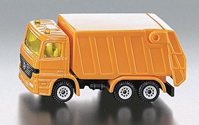 Siku 0811 Vuilniswagen 8,7cm oranje