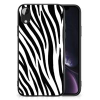 Apple iPhone XR Dierenprint Telefoonhoesje Zebra - thumbnail