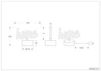 Trio Neon tafellampCasa geel - R55921101 - thumbnail