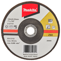 Makita Accessoires Lamellenschuurschijf 180mm Z60 - D-27741 D-27741 - thumbnail