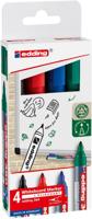 Edding 4-360-4-2 Whiteboardmarkerset Zwart, Blauw, Rood, Groen 1 stuk(s) - thumbnail