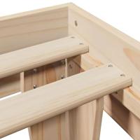 Bedframe zonder matras massief grenenhout 180x200 cm - thumbnail