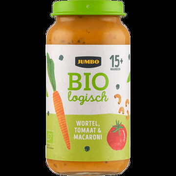 Jumbo Biologisch Babyvoeding Wortel, Tomaat & Macaroni 15+ Maanden 250 g