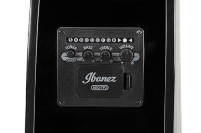 Ibanez GA11CE Black High Gloss elektrisch-akoestische klassieke gitaar - thumbnail