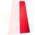 Auralex SonoSuede Trapezoid Panel Right Red absorber (per stuk) - thumbnail
