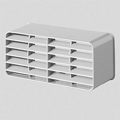 Ubbink VloerVent nieuwbouw muurrooster - KS WF - zwart - 0291020